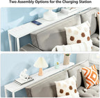 Console Table with Power Outlet Narrow