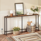 Console Table with Power Outlet Narrow