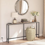 Console Table with Power Outlet Narrow