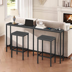 Console Table with Power Outlets 160CM Narrow