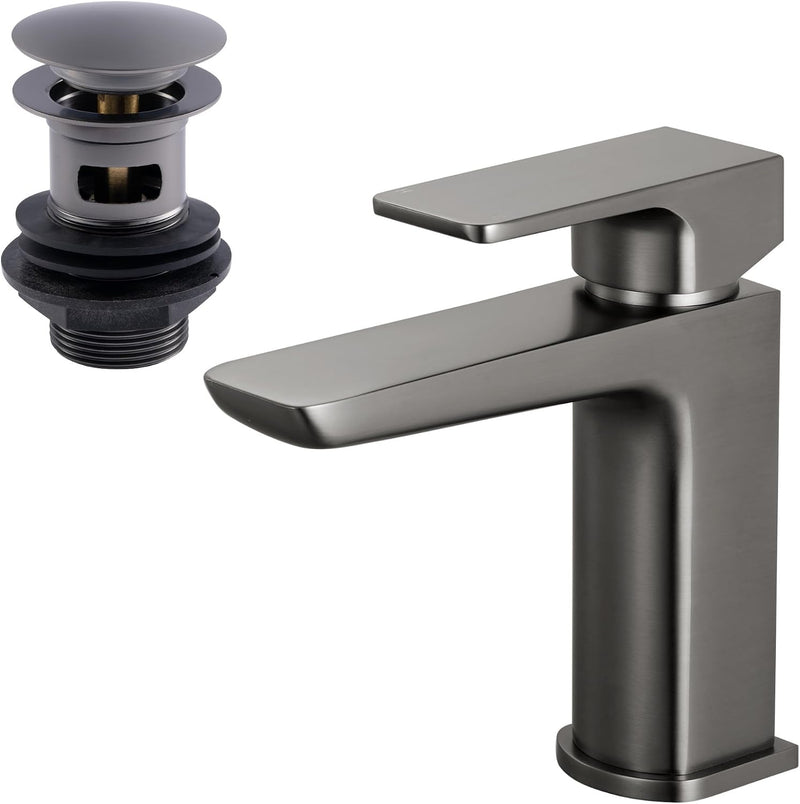Contemporary Basin Sink Mixer Tap with Pop Up