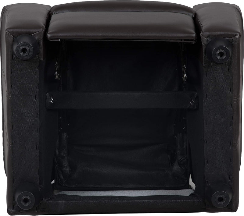 Contemporary Kids Recliner with Cup Holder and Headrest