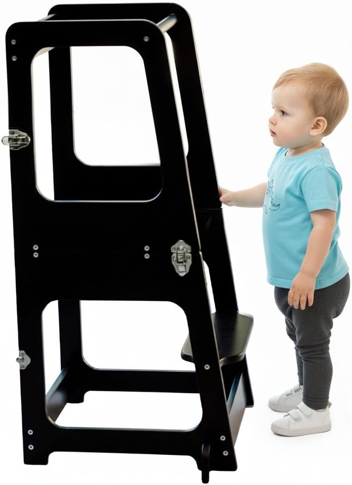 Convertible 2-In-1 Kids Kitchen Stool Table Chair 1-6