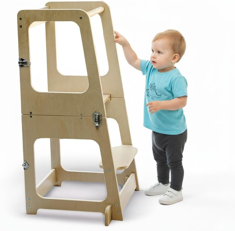 Convertible 2-In-1 Kids Kitchen Stool Table Chair 1-6