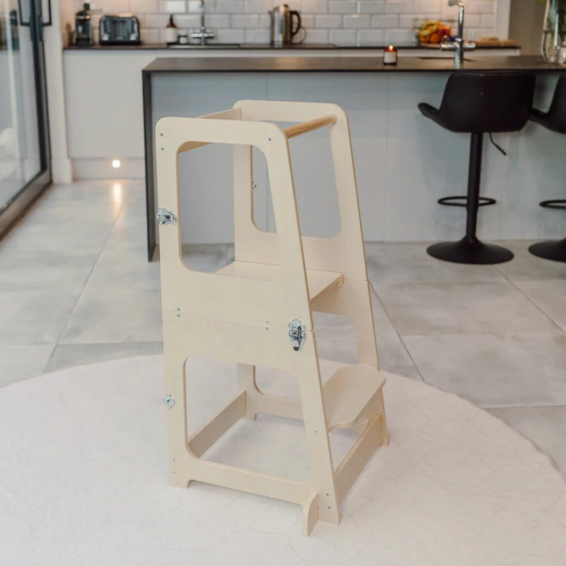 Convertible 2-In-1 Kids Kitchen Stool Table Chair 1-6