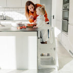 Convertible 2-In-1 Kids Kitchen Stool Table Chair 1-6