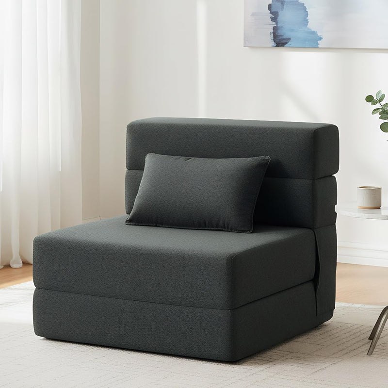 Convertible Folding Sofa Bed-Sleeper Chair with Pillow Modern