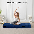Convertible Folding Sofa Bed-Sleeper Chair with Pillow Modern