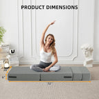 Convertible Folding Sofa Bed-Sleeper Chair with Pillow Modern