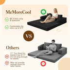 Convertible Sofa Bed Corduroy Floor Boneless Couch