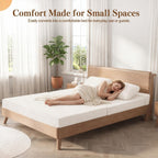 Convertible Sofa Bed Corduroy Floor Boneless Couch
