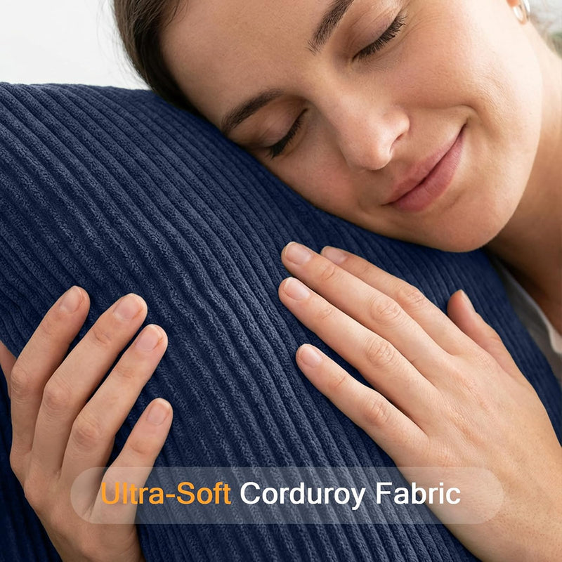 Convertible Sofa Bed Corduroy Floor Boneless Couch