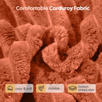 Convertible Sofa Bed Corduroy Floor Boneless Couch