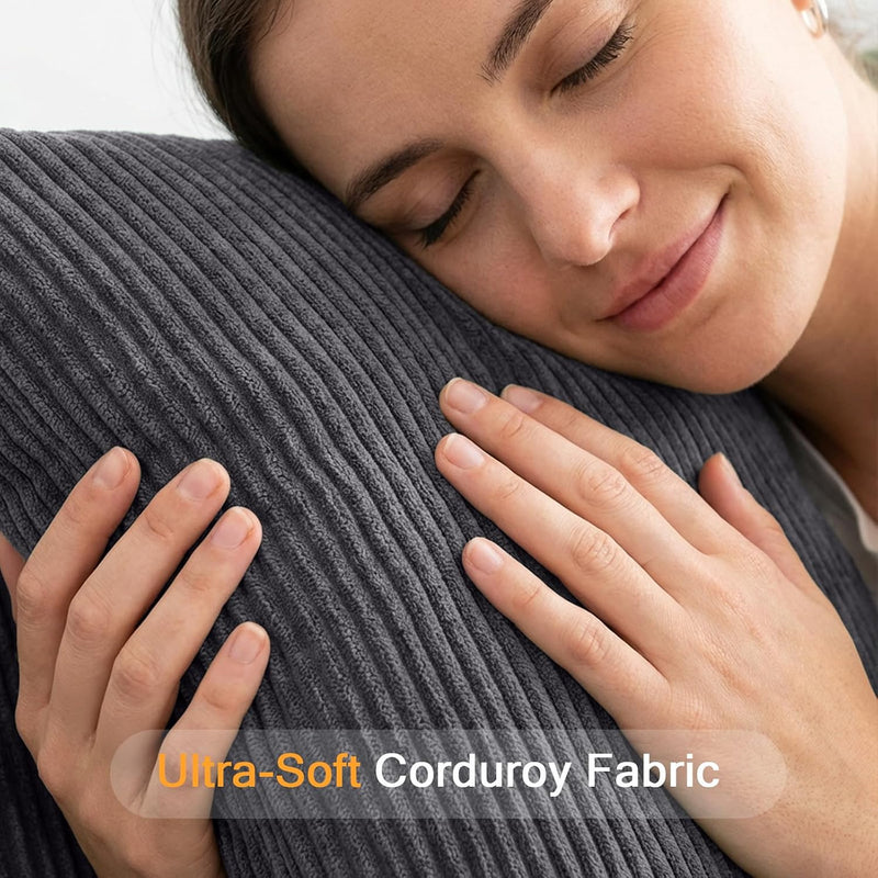 Convertible Sofa Bed Corduroy Floor Boneless Couch