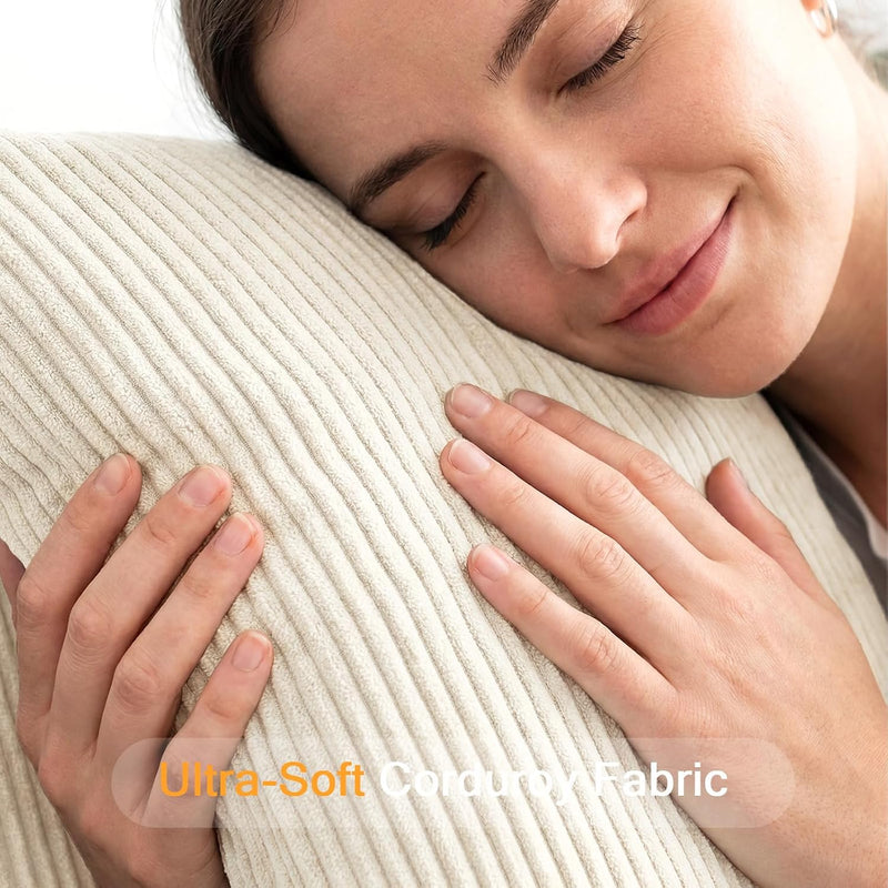 Convertible Sofa Bed Corduroy Floor Boneless Couch