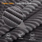 Convertible Sofa Bed Corduroy Floor Boneless Couch