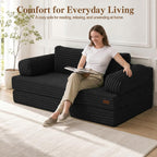 Convertible Sofa Bed Corduroy Floor Boneless Couch