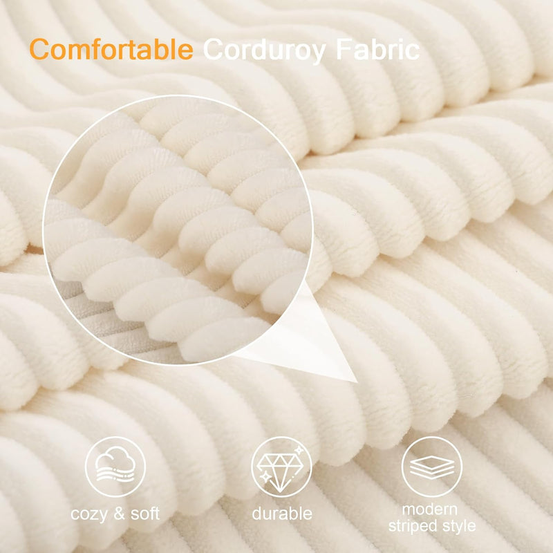 Convertible Sofa Bed Corduroy Folding Floor Couch
