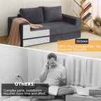 Convertible Sofa Bed Corduroy Folding Floor Couch