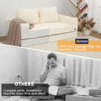 Convertible Sofa Bed Corduroy Folding Floor Couch