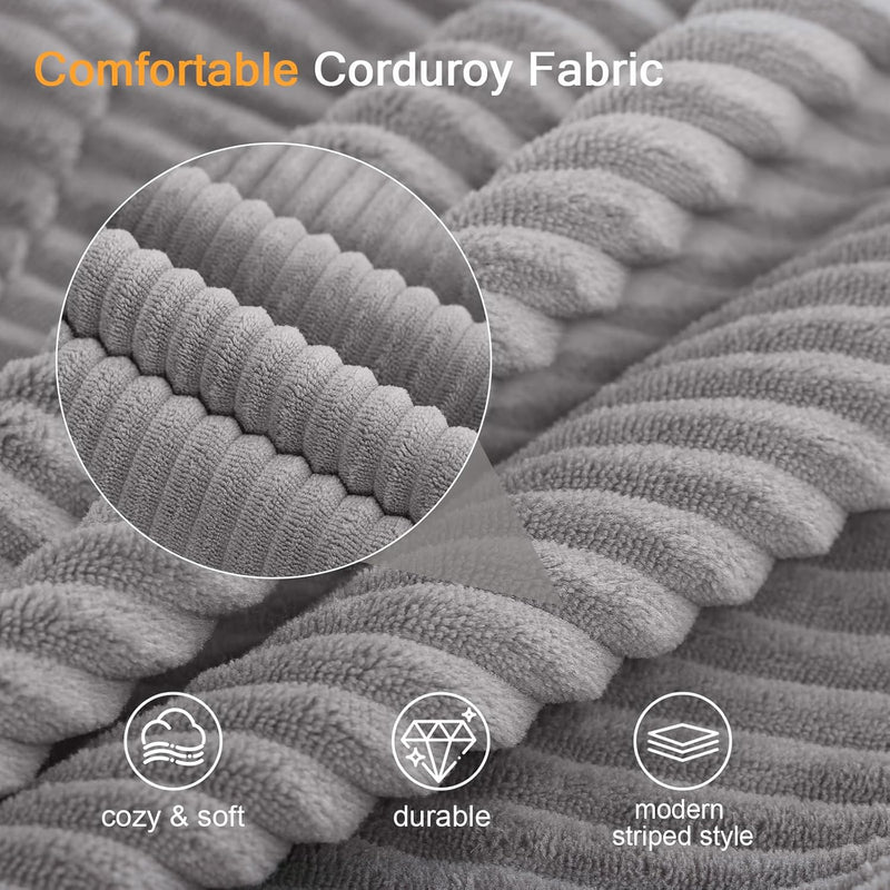 Convertible Sofa Bed Corduroy Folding Floor Couch