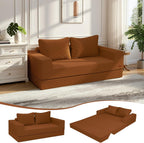 Convertible Sofa Bed Corduroy Folding Floor Couch