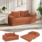 Convertible Sofa Bed Corduroy Folding Floor Couch
