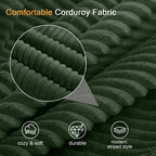 Convertible Sofa Bed Corduroy Folding Floor Couch