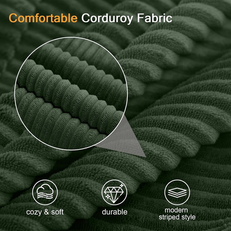 Convertible Sofa Bed Corduroy Folding Floor Couch