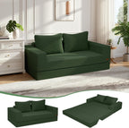 Convertible Sofa Bed Corduroy Folding Floor Couch