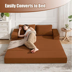 Convertible Sofa Bed Corduroy Folding Floor Couch