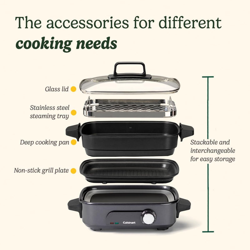 Cook in 5 in 1 Multi Cooker Grill