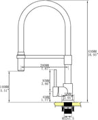 Copper Kitchen Tap Pull Down Sprayer Swivel Mixer