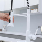 Copper Kitchen Tap Pull Down Sprayer Swivel Mixer