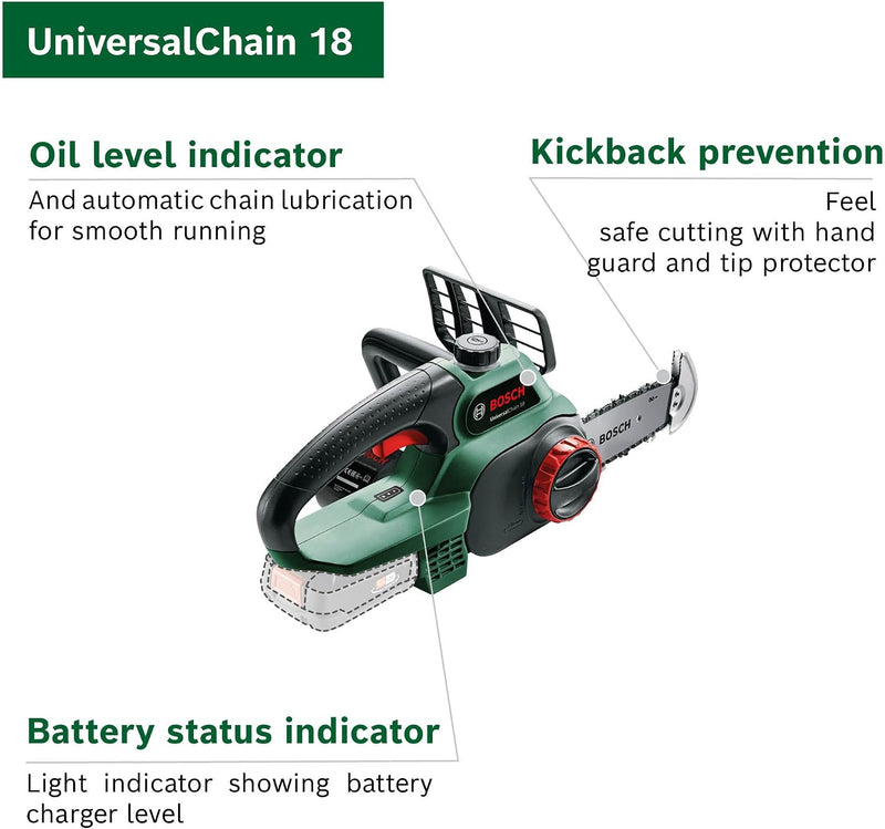 Cordless Chainsaw Universalchain 18