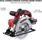 Cordless Laser Circular Saw with Electric Brake 4000RPM