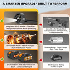 Cordless Pressure Washer 6-In-1 Portable Battery Power