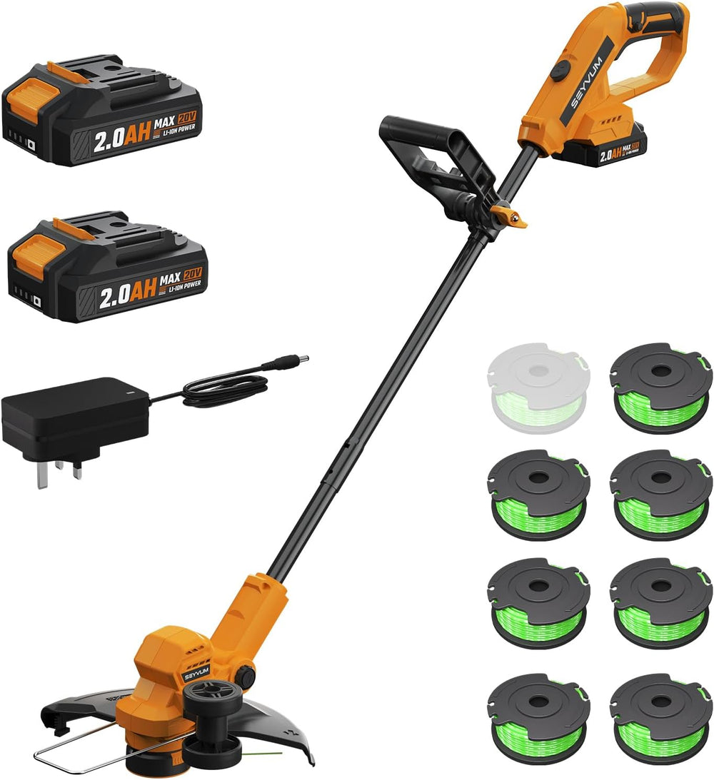 Cordless Strimmer with 2 X 2.0ah Battery