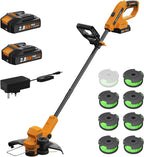 Cordless Strimmer with 2 X 2.0ah Battery