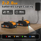 Cordless Strimmer with 2 X 2.0ah Battery