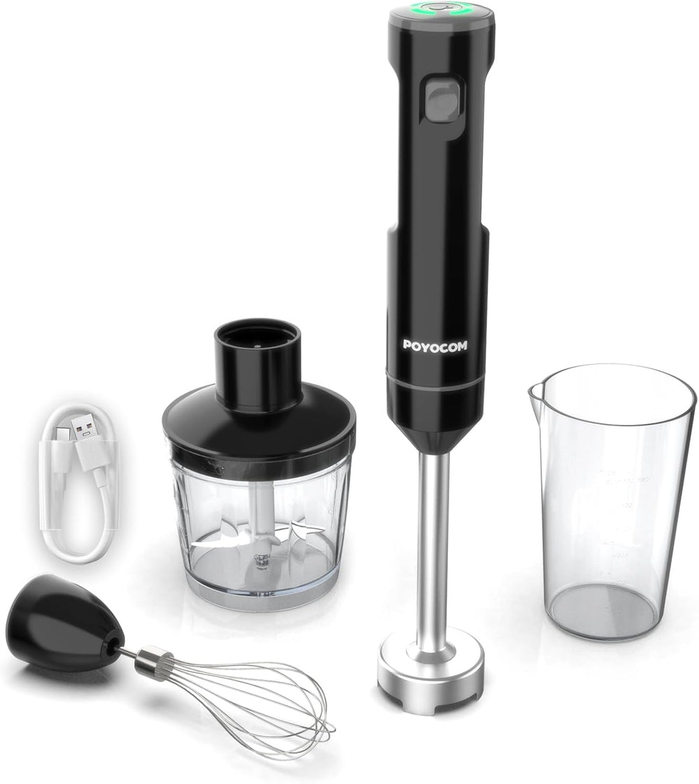 Cordless Variable Speed Hand Blender Immersion Rechargeable