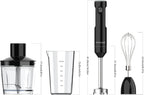 Cordless Variable Speed Hand Blender Immersion Rechargeable