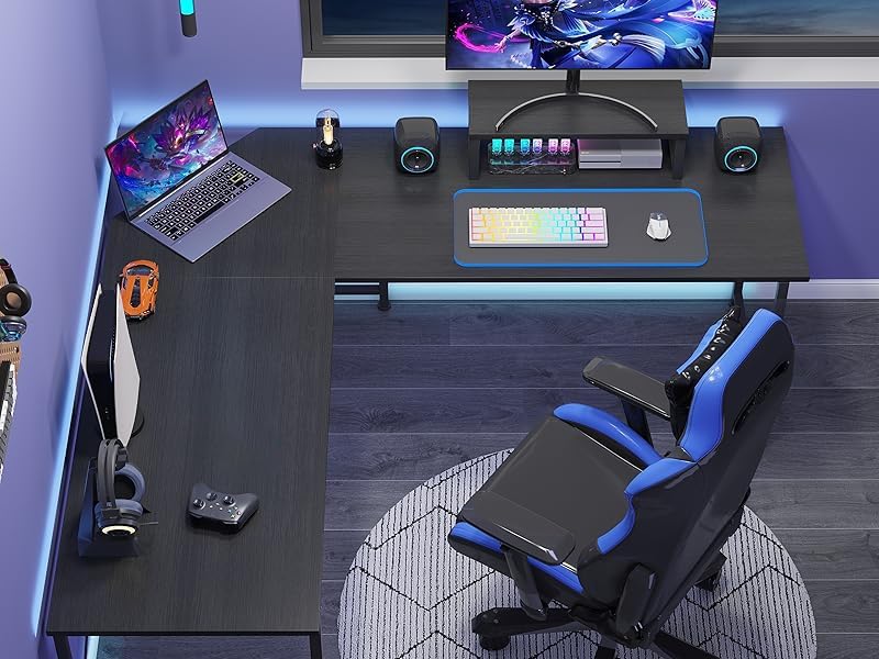Corner Desk 50" L Shaped Gaming