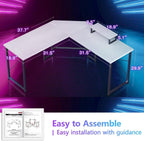 Corner Desk 50" L Shaped Gaming