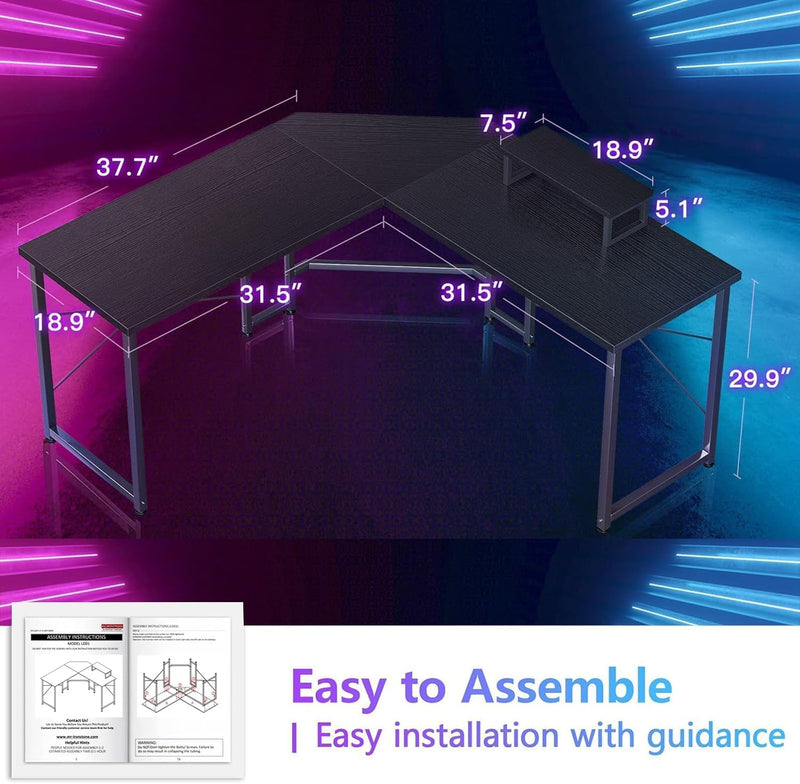 Corner Desk 50" L Shaped Gaming