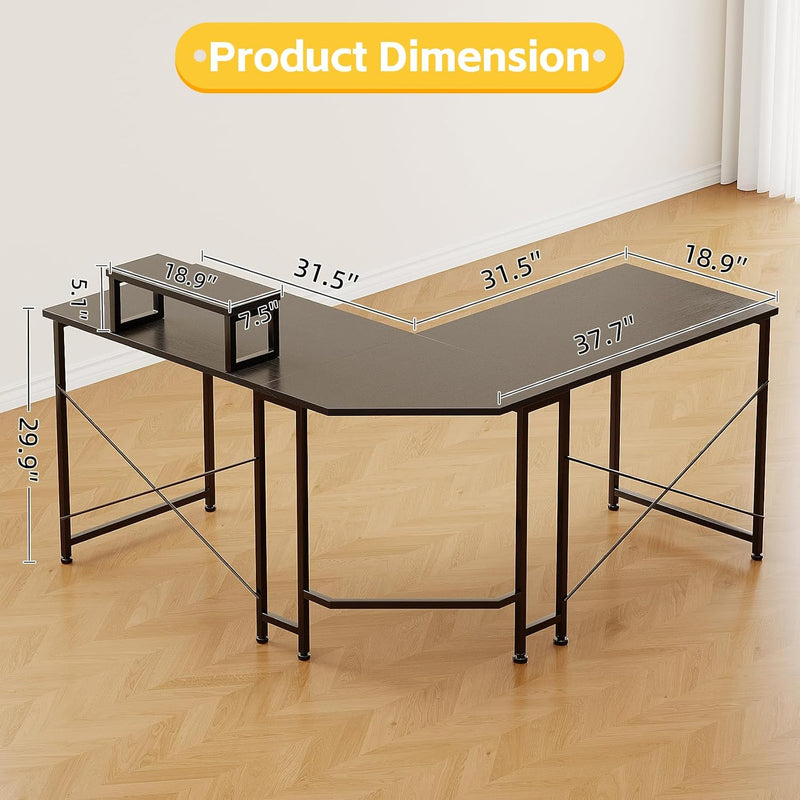 Corner Desk 50" L Shaped Gaming