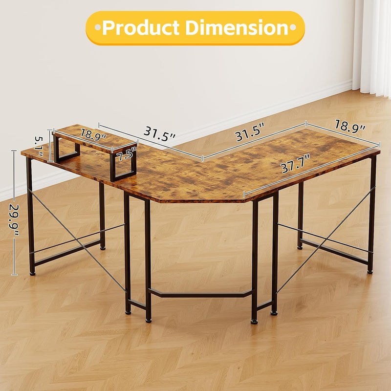 Corner Desk 50" L Shaped Gaming