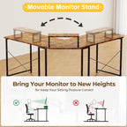 Corner Desk 50" L Shaped Gaming