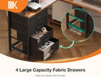 Corner Desk with Drawers L Shaped Computer 135