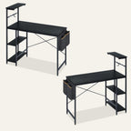 Corner Desk with Power Outlets Large Computer